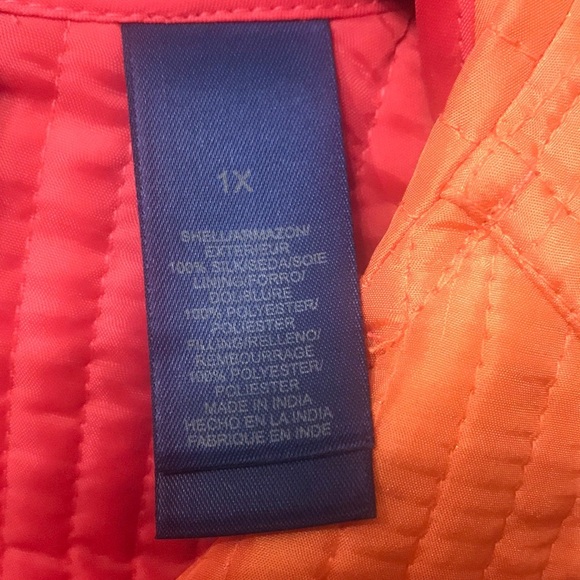 jh collectibles Jacket Silk Quilted Light Weight Size 1X - Picture 7 of 10